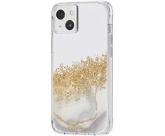 Dėklas Case-Mate Karat - Case decorated in auksinis for Apple iPhone 14 Plus Marble