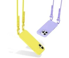 Tech-Protect MagNecklace MagSafe with Lanyard Apple iPhone 16 Pro Max – dėklas telefonui geltonos spalvos