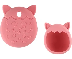 Lean Toys Katės formos silikono dėklas Tamagotchi žaidimams