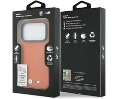 Dėklas BMW M Metal Logo MagSafe Case for iPhone 17 Pro - Oranžinis
