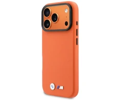 Dėklas BMW M Metal Logo MagSafe Case for iPhone 17 Pro - Oranžinis