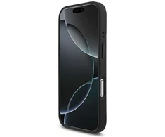 Dėklas BMW M Perforated Stripe Logo MagSafe Apple iPhone 17 Pro navy mėlynas