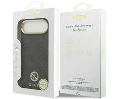 Dėklas Guess 4G Strass Logo MagSafe case for iPhone Air - juodas