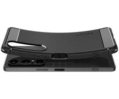 Dėklas telefonui juodas atsparus smūgiams Sony Xperia 1 VII Spigen