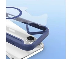 Dux Ducis Skin X Pro Apple iPhone 17 Air dėklas su MagSafe and Wallet – mėlynos spalvos