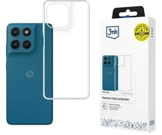 Dėklas telefonui Motorola Moto G57 Power skaidrus su apsauga 3mk