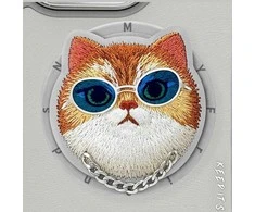 Nimmy Glasses Cool Cat MagSafe Apple iPhone 16 Pro Max dėklas telefonui pilkos spalvos
