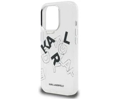 Dėklas Karl Lagerfeld IML Sketched Graphic skirtas Apple iPhone 16 Pro skaidrus