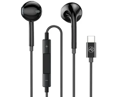 Dėklas Tellur Basic Urbs In-Ear Headset Series Type-C Juodas