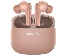 Dėklas Tikrai belaidės Bluetooth ausinės Denver TWE-48, Dusty Rose