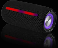 Dėklas Tracer Stripe TWS Bluetooth garsiakalbis, juodas