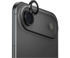 UNIQ Optix Aluminum kameros apsauga skirtas Apple iPhone Air su aplikatoriumi, juodos spalvos
