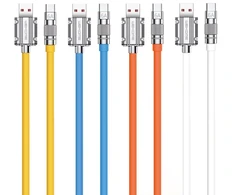 WEKOME WDC-186 Wingle Series - USB-A to USB-C Fast Charging Connection Cable 1 m baltos spalvos
