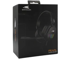 Dėklas Žaidimų ausinės su mikrofonu Baracuda BGH-011 Pearl Juodas