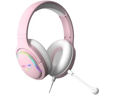 Dėklas Žaidimų ausinės su mikrofonu ir RGB apšvietimu