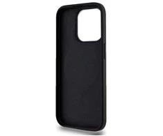 DKNY Plain Logo MagSafe Apple iPhone 15 Pro - dėklas telefonui juodos spalvos