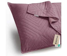 Dekoratyvinis pagalvės užvalkalas 45×45 cm violetinės spalvos Restilo