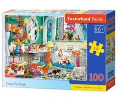 Castorland Dėlionė 100 vnt. - Pašėlusios maudynės