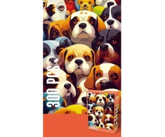 Dėlionė Jigsaw Puzzle Group Cute Dogs, 300 det
