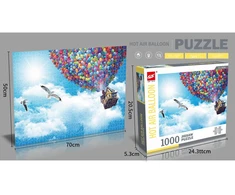 Dėlionė Jigsaw Puzzle Hot Air Balloon, 1000 det