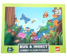 Dėlionė Jumbo Floor Puzzle Bug &amp; Insect, 35 det