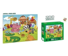 Dėlionė Jumbo Floor Puzzle Zoo Animals, 35 det