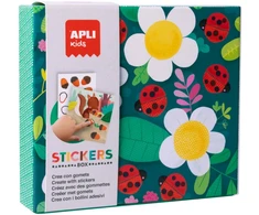 Dėlionė Apli Kids Lipdukų žaidimas „Ladybug“
