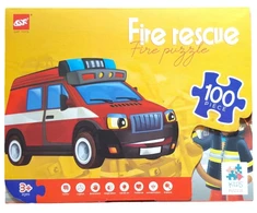 Dėlionė Puzzle Fire rescue, 100 det