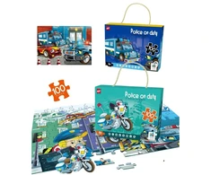 Dėlionė Puzzle Police On Duty, 100 det