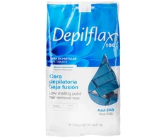 Activeshop Depiliacijos vaškas Depilflax Hard Azulen, 1kg