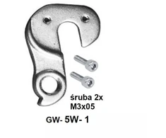 Derailleur laikiklis GW-5w-1 rėmui