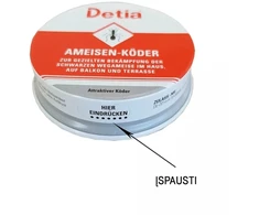 Mkds DETIA masalo dėžutė sodo skruzdėms naikinti