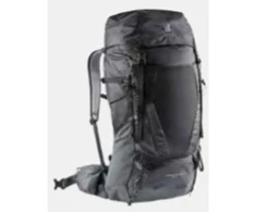 Deuter Futura Air Trek 50 + 10 kuprinė, juoda ir grafito spalvos | Universali