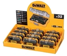 DEWALT antgalių rinkinys (pakuotė) 32 vnt. / EKSPOZICINIS STOVAS 12 pakuočių (Ekspozicinė prekė)