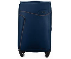 Kelioninis Didelis minkštas bagažas L Solier STL1651 navy-coffee