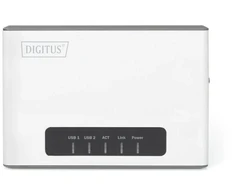 Ausinės DIGITUS DAUGIAFUNKCIS TINKLO SERVERIS, BELAIDIS, 2 PRIEVADŲ, USB 2.0, 300 MBPS, DN-13024