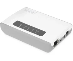 Ausinės DIGITUS DAUGIAFUNKCIS TINKLO SERVERIS, BELAIDIS, 2 PRIEVADŲ, USB 2.0, 300 MBPS, DN-13024
