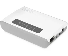Ausinės DIGITUS DAUGIAFUNKCIS TINKLO SERVERIS, BELAIDIS, 2 PRIEVADŲ, USB 2.0, 300 MBPS, DN-13024