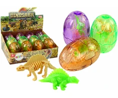 Kiaušinis su 2 dinozaurų figūrėlėmis Lean Toys, 9 cm