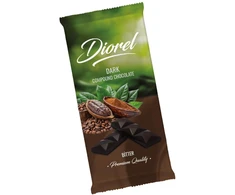 Diorel Dark Compound Chocolate 80g x 12 pcs x 12 display (TR)
