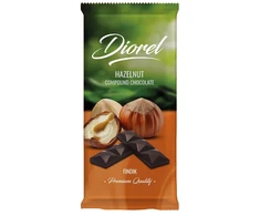 Diorel Hazelnut Compound Chocolate 80g x 12 pcs x 12 display (TR)