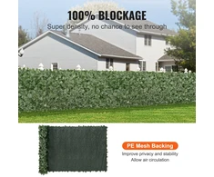 VEVOR Ivy privatus tvoros ekranas 1.5 x 4 m