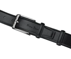 Natūralios odos diržas Pierre Cardin 5011 ROB01, juodas, 120 cm