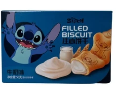 Disney Stitch Filled Biscuit Milk Flavor 50g x 24 pcs (CHI)