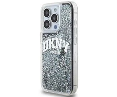 DKNY Liquid Glitter Big Logo dėklas iPhone 13 Pro“ / 13 – juoda