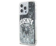 DKNY Liquid Glitter Big Logo“ dėklas skirtas iPhone 14 Pro Max“ – juodos spalvos