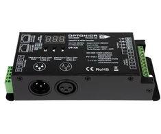 DMX512, RDM dekoderis, 4 kanalų x 8A, 12-36V