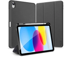 Domo dėklas iPad 10.9 2022 (10 gen.) išmanusis viršelio stovas juodas