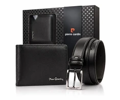 Dovanų rinkinys vyrams piniginė ir diržas Pierre Cardin ZP-012