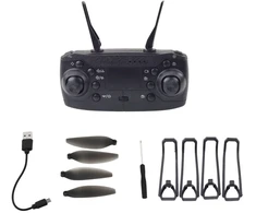 Lean Toys Sulankstomas dronas su HD kamera ir LED apšvietimu